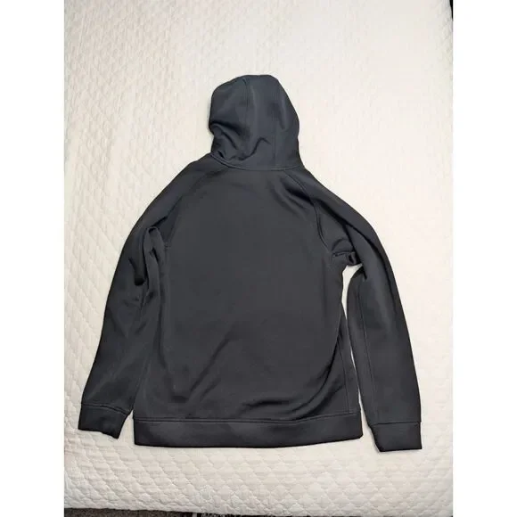 ✨ FILA Sport Hoodie Men's M Black Pullover Preowned - Picture 3 of 7